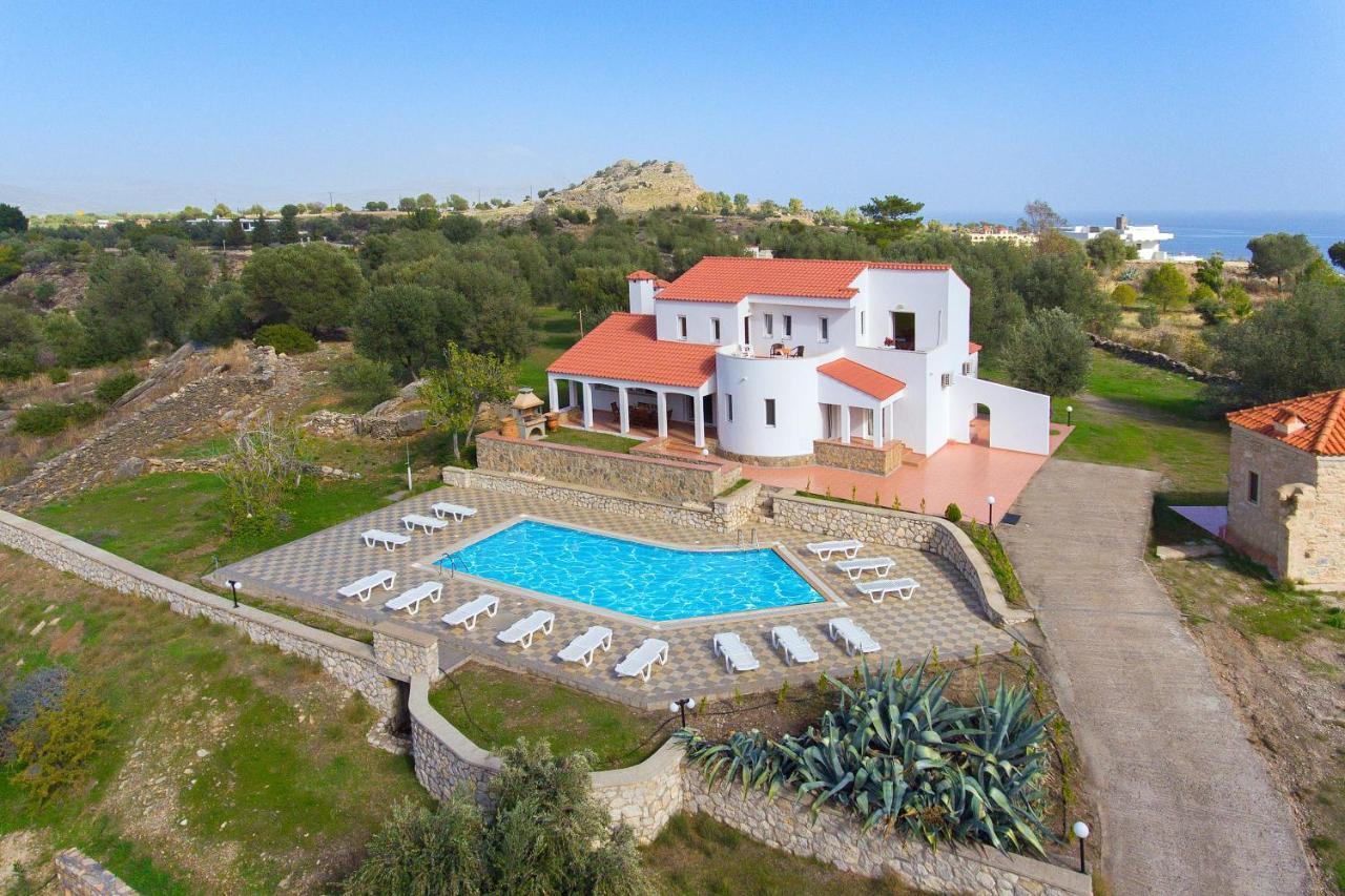 Villa Krokali Lindos Exteriér fotografie