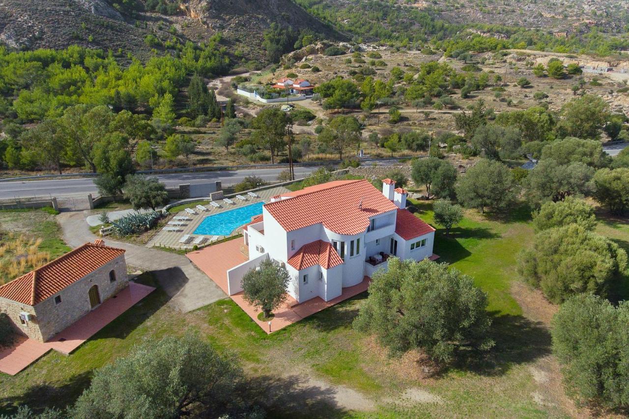 Villa Krokali Lindos Exteriér fotografie
